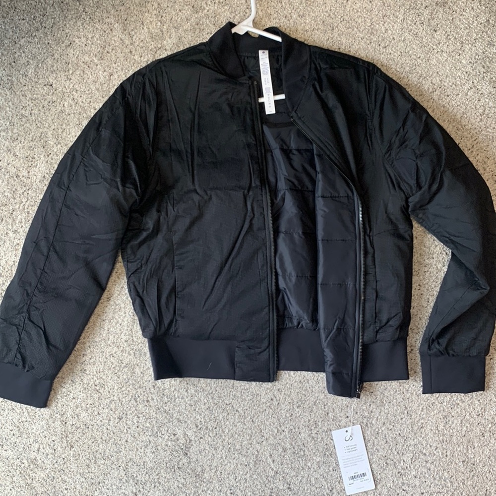 Reversible Black Bomber Jacket